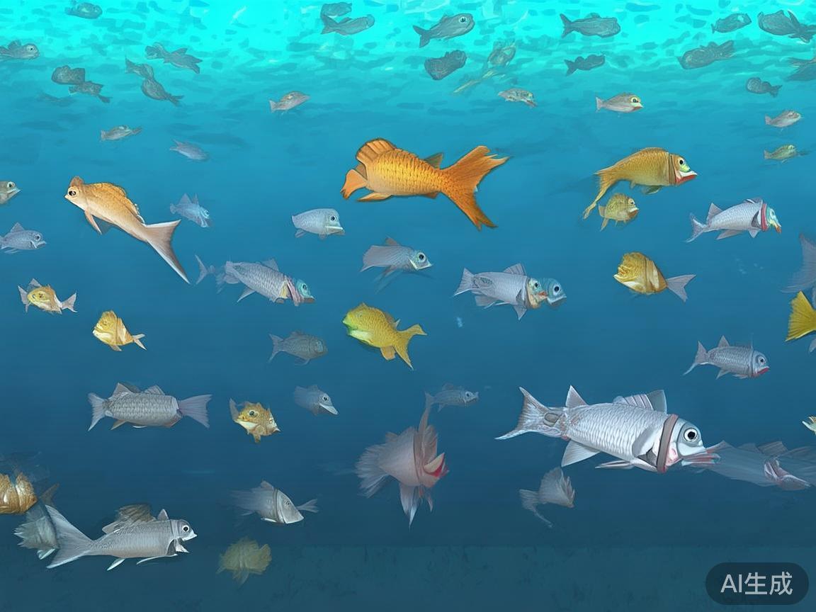 3.&nbsp;观察鱼群和制定目标
游戏中的鱼类分为普通鱼